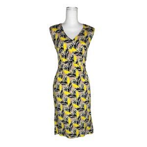 J. Crew Sleeveless Silk Dress Spring Meadow Size 0